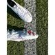 Cizme de fotbal pentru bărbați Mizuno Alpha JP Mix alb/roșu aprins/ 801 c 21