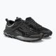 Pantofi de alergare pentru bărbați Mizuno Wave Ibuki 4 GTX negru/grimetalic/umbră întunecată 5