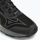Pantofi de alergare pentru bărbați Mizuno Wave Ibuki 4 GTX negru/grimetalic/umbră întunecată 10