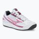 Încălțăminte de tenis pentru femei Mizuno Break Shot 4 AC white / pink tetra / turbulence