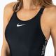Costum de baie dintr-o singură piesă pentru femei Nike Logo Tape Fastback negru NESSB130-001 4