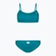Costum de baie din două piese pentru femei Nike Essential Sports Bikini albastru deschis NESSA211-345
