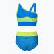 Costum de baie din două piese pentru copii Nike Water Dots Asymmetrical albastru NESSC725-458 2