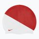 Șapcă de înot Nike Jdi Slogan roșu și alb NESS9164-613 2