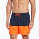 Pantaloni scurți de baie Nike Split 5" Volley pentru bărbați, albastru marin și portocaliu NESSB451-822 5