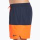 Pantaloni scurți de baie Nike Split 5" Volley pentru bărbați, albastru marin și portocaliu NESSB451-822 6