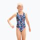 Speedo Digital Allover Leaderback Costum de baie dintr-o singură piesă pentru copii albastru/negru 8-1237714743 3