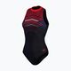 Speedo costum de baie o singură piesă pentru femei Digital Placement Hydrasuit negru-roșu 8-124454515213 4