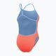 Costum de baie dintr-o bucată pentru femei Speedo Solid Vback disco peach/curious blue 2