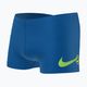 Boxeri de înot pentru copii Nike Multi Logo Square Leg albastru NESSD042-494 5