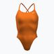 Costum de baie dintr-o bucată pentru femei Nike Lace Up Tie Back total orange