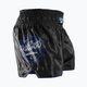 Pantaloni scurți de antrenament pentru bărbați Ground Game Muay Thai Muay Thai 'Shield' negru/albastru 3