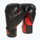 Mănuși de box DBX BUSHIDO "Hammer - Red" Muay Thai negre/roșii 2