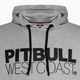 Hanorac pentru bărbați Pitbull West Coast Hooded French Terry TNT grey/melange 3