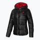 Jachetă pentru femei în jos Pitbull West Coast Shine Quilted Hooded black 4