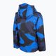 Jachetă de schi pentru copii 4F negru-albastru HJZ22-JKUMN002 4
