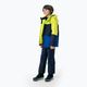 Jachetă de schi pentru copii 4F verde-albastru HJZ22-JKUMN004 2