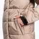 Jachetă în puf pentru femei 4F bej H4Z22-KUDP018 8