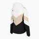 Jachetă de schi pentru femei 4F alb  bej și negru H4Z22-KUDN008 8