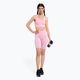 Colanți scurți de antrenament pentru femei Gym Glamour Push Up Candy Pink 410 2