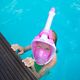 Mască integrală de snorkeling pentru copii AQUASTIC roză SMK-01R 7
