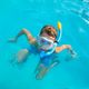 Set de snorkeling pentru copii AQUASTIC Mască + Aripioare + Tub albastru MSFK-01SN 20