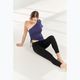 Pantaloni de yoga pentru femei Cosmic Cropped Track Pants negru SKU-219-xss 8