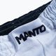 Pantaloni scurți de antrenament pentru bărbați MANTO Flow white 3