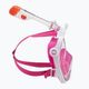 Mască integrală pentru femei pentru snorkelling AQUA-SPEED Spectra 2.0 roz 247 3