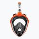 Mască facială completă de snorkeling AQUA-SPEED Spectra 2.0 neagră/portocalie 2