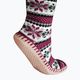 Papuci încălziți cu șosete Glovii GQ5 alb/roșu/gri 3