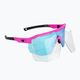 Ochelari de ciclism GOG Argo mat roz neon/negru/alb-albastru E506-2