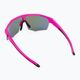 Ochelari de ciclism GOG Athena roz neon mat / negru / alb-albastru policromat E508-3 2