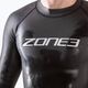 Bluză din neopren ZONE3 Long Sleeve Under Wetsuit Baselayer black/white 3