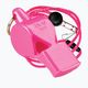 Fluier cu șnur Fox 40 Pearl Safety roz 9703