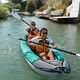Caiac gonflabil 3-personă 12'6″ AquaMarina Recreational Kayak verde Laxo-380 5