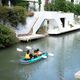 Caiac gonflabil 3-personă 12'6″ AquaMarina Recreational Kayak verde Laxo-380 8