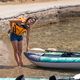 Caiac gonflabil 1-persoană 9'4″ AquaMarina Recreational Kayak verde Laxo-285 5