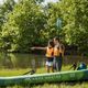 AquaMarina Recreational Canoe 3 persoane caiac gonflabile 12'2 'Ripple-370 verde 8