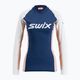 Tricou termic Swix Racex Bodyw albastru și alb pentru femei 40816-75400-S