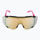 Ochelari de protecție pentru bicicletă POC Devour fluo pink/uranium black translucent/clarity road gold 4