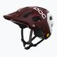 Cască de bicicletă  MTB POC Tectal Race MIPS garnet red/hydrogen white matt