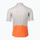 Tricoul de ciclism pentru bărbați POC Essential Road Logo granite grey/zink orange 7