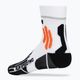 Șosete de alergare pentru bărbați X-Socks Run Speed Two 4.0 arctic white/trick orange 2