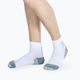 Șosete de alergare pentru bărbați X-Socks Run Discover Ankle alb arctic/gri alb/galben perlat 2