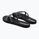 Papuci de plajă Ipanema Kirei negru argintiu pentru femei 81805-24145 3