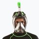 SEAC Magica gri transparent/verde lime mască completă pentru snorkelling 7
