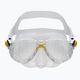Set de snorkel pentru copii Cressi Marea Jr Mască + Snorkel Top Clear Yellow 2