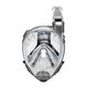 Cressi Duke Dry mască gri cu fața întreagă pentru snorkelling XDT000000 2