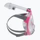 Masca de snorkel pentru copii Cressi Baron cu fața întreagă, roz XDT0360040 3